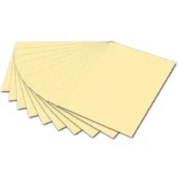 Tonpapier 50x70cm strohgelb FOLIA 6711 E 130g
