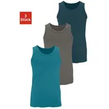 H.I.S. H.I.S Tanktop in dunkelpetrol, dunkelgrau, petrol | Gr.: 5