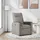 vidaXL Relaxsessel Taupe Stoff