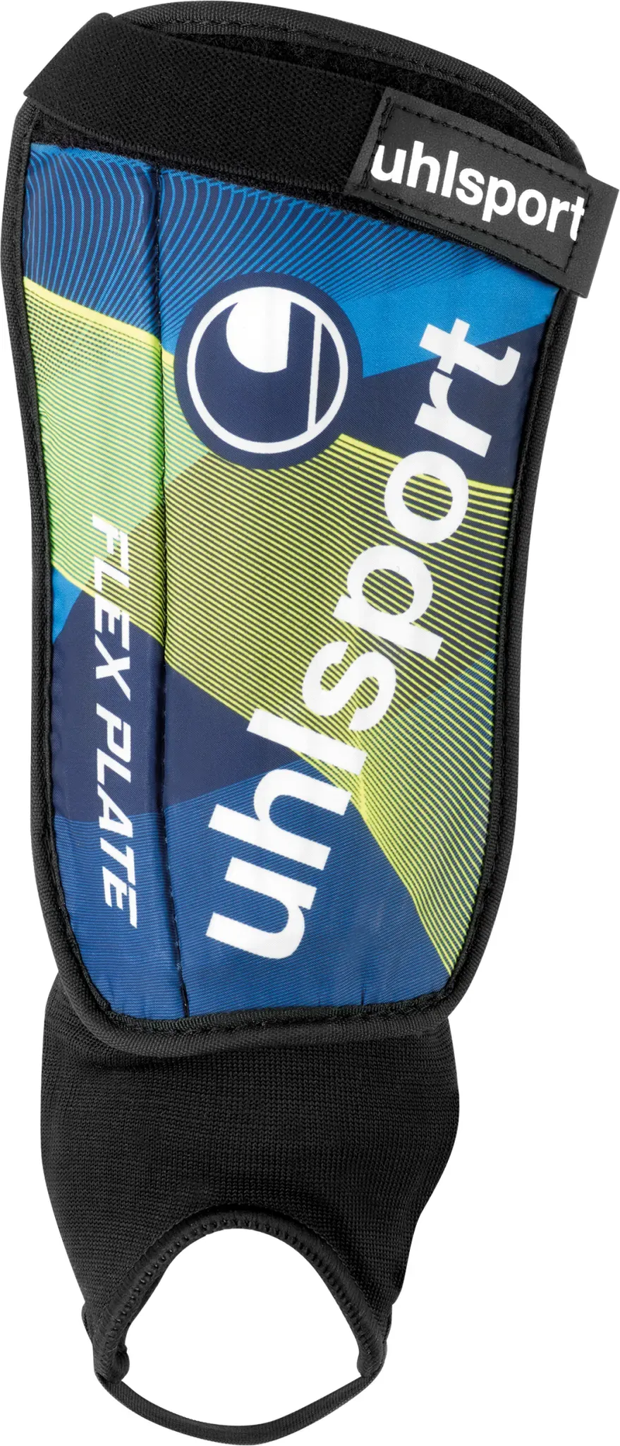 Uhlsport Flex Plate Schienbeinschoner bau/grün/schwarz - L