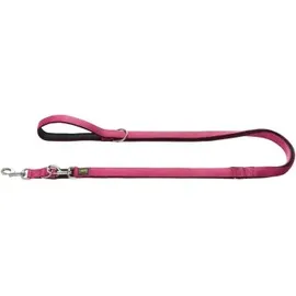 Hunter Verstellbare Führleine NEOPREN, Kupfer/grau, strapazierfähiges Nylon, 3-fache Verstellmöglichkeit, weiche Neoprenpolsterung, ideal für Alltag und Training, Größe: 10/200