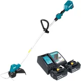 Makita DUR 189 RG2 Akku Rasentrimmer 18 V 300 mm Brushless + 2x Akku 6,0 Ah + Ladegerät