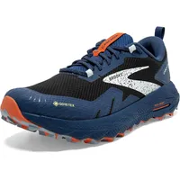 Brooks Cascadia 17 GTX Herren Black/Blue/Firecracker 42