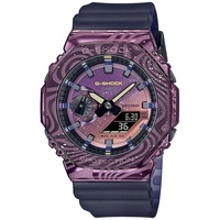 G-Shock Casio Unisex-Erwachsene Analog Quarz Uhr mit Edelstahl Armband GM-2100MWG-1AER