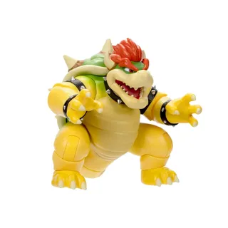 the super mario bros. movie Nintendo Super Mario 18cm Movie Bowser Figur mit Feuerspucken Funktion