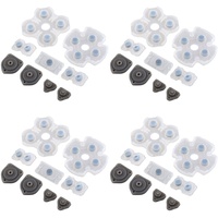 Onyehn 4 Set Silikon Leitfähige Gummi Pad Tasten für Sony Playstation 4 PS4 Controller für Dualshock 4 Tasten Reparatur Ersatzteil