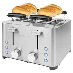 Clatronic ProfiCook PC-TA 1252, Edelstahl, Edelstahl, Niveau, Drehregler, 1260 W