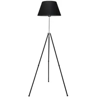 Lux.pro Stehlampe, Livingston E27 Schwarz