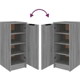 vidaXL Schuhschrank Grau Sonoma 30 x 70 x 35 cm Holzwerkstoff / grau