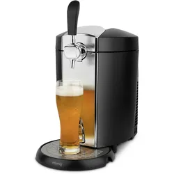 H.Koenig Bierzapfanlage BW1778, passend für alle 5L Universal-Druckfässer, Edelstahl, Maschine, Pumpe, Haushaltsdruck, Integrierte Kühlung 4°C