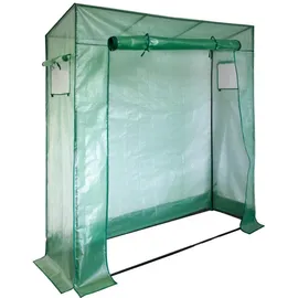 WINDHAGER Foliengewächshaus Metall Grün Transparent 200 cm 1,17 m2