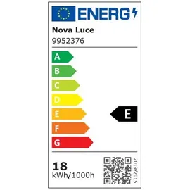 Nova Luce 9952376 ALOA Ventilator Weiß/Braun