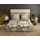 Muller Textil Artdeco Blumen Beige 200 x 200 cm + 2 x 80 x 80 cm