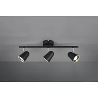 Trio Toulouse 3-flg. schwarz matt