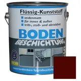 Wilckens Farben Bodenversiegelung, Flüssig-Kunststoff 5 L Bodenbeschichtung braun|rot