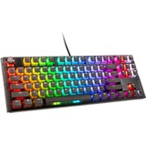 Ducky One 3 Aura Black TKL Gaming Tastatur, RGB LED - Gateron Baby Kangaroo (US) (DKON2187ST-KUSPDABAAAG1)