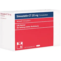 Simvastatin-ct 20 mg Filmtabletten 100 St