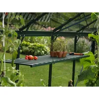 Vitavia Aluregal 120 cm x 31 cm Grün abklappbar