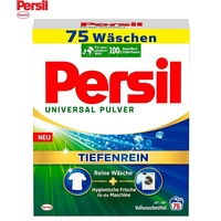 Persil Universal Pulver Tiefenrein Vollwaschmittel reine Wäsche und hygienische Frische für die Maschine, effektiv von 20 °C bis 95 °C