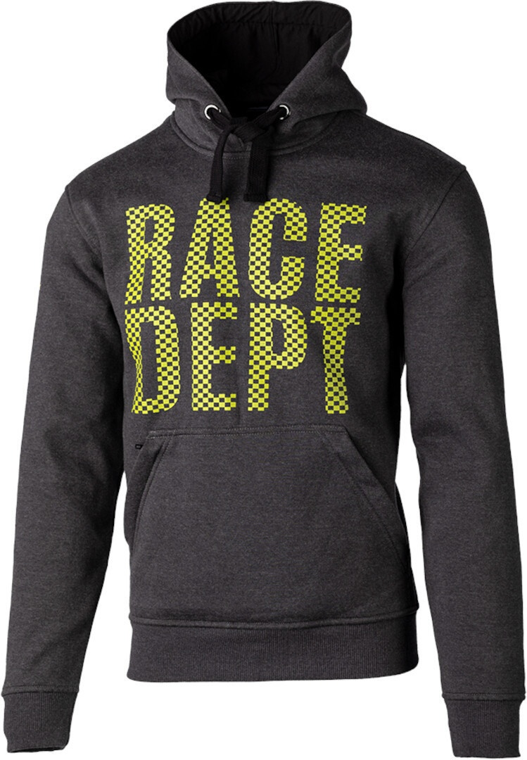 RST Race Department Reinforced Motorfiets Hoodie, grijs, L Voorman