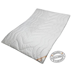 Sommerbettdecke, Bettdecke mit 100% Wildseide extra leichte Sommerdecke, Garanta, Füllung: 100% Seide weiß 155 cm x 200 cm
