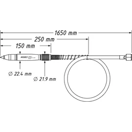 HAZET Druckluft-Gravierstift 9035G-1