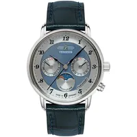 Zeppelin 8537-3 Herrenuhr Friedrichshafen Mondphase 35mm 5ATM