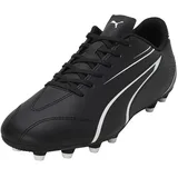 Puma Vitoria FG/AG Soccer Shoe, Black White, 48.5 EU