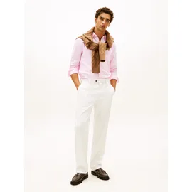 Tommy Hilfiger Langarmhemd TOMMY HILFIGER "OXFORD DOBBY", Herren, Gr. L, N-Gr, rosa (rose petal, allover), Web, Obermaterial: 100% Baumwolle, regular fit, Manschette, Hemden, Button-down-Kragen, regular fit, Businesshemd