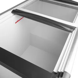 GastroHero Tiefkühltruhe ECO 350 mit Glasschiebedeckel – robuste Bauweise, leiser Betrieb & energieeffizient