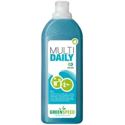 Greenspeed Multi Daily Innen- und Fußbodenreiniger, Ökologischer, hochkonzentrierter Innen- und Fussbodenreiniger, 1 Liter - Flasche