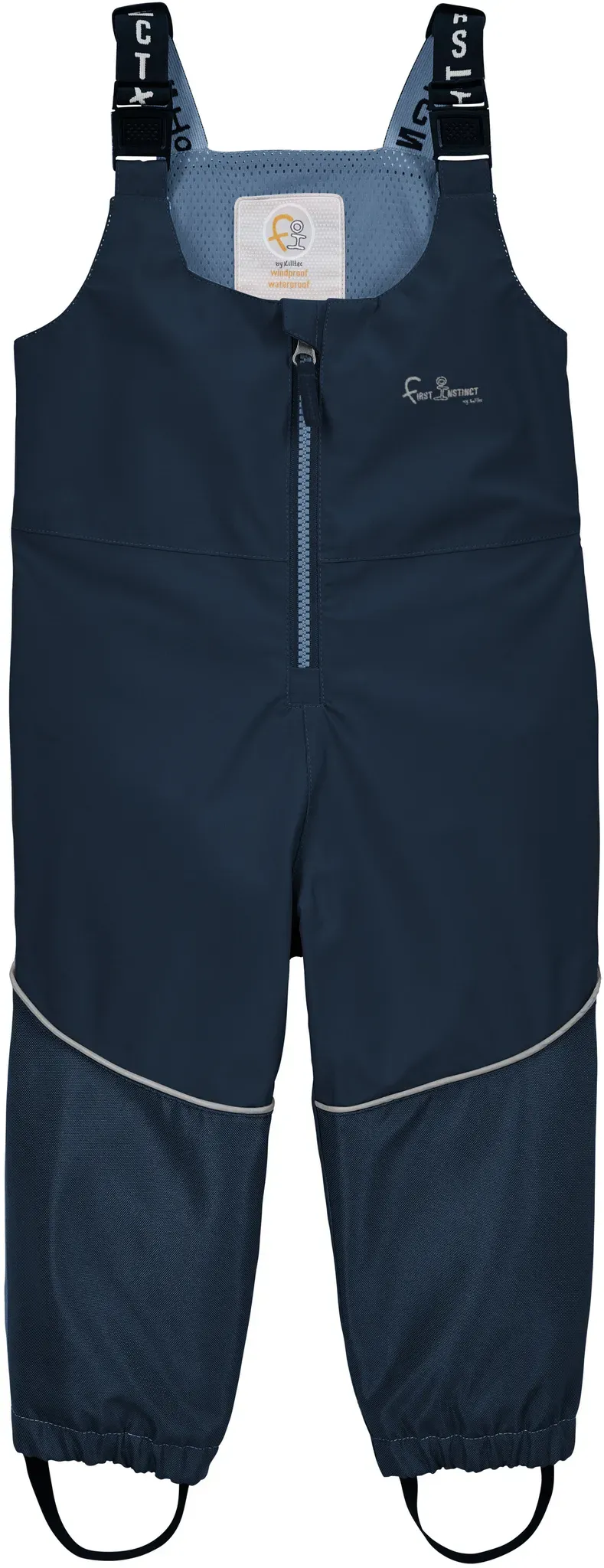 Funktionshose "FIOS 15 MNS PNTS", Kinder, Gr. 110/116, Normalgrößen, blau (navy), Obermaterial: 100% Polyester.Futter: 100% Polyester, FIRST INSTINCT BY KILLTEC, Hosen Funktionshose, Wasserdicht, robust, verstellbar, pflanzenbasierte Imprägnierung
