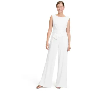 Vera Mont Jumpsuit mit U-Boot-Ausschnitt, Offwhite, 48