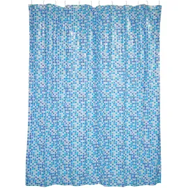 MSV Duschvorhang Seth 180 x 200 cm blau