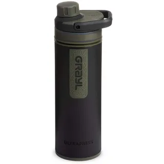 Grayl Ultrapress Purifier Wasserfilter Flasche (Größe 0,5L, schwarz)
