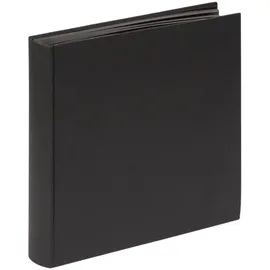 Walther design Fotoalbum (B x H) 30cm x 30cm schwarz 100 schwarze S. Buchalbum FA-308-B