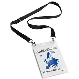 Durable EVENT Namensschilder mit Textilband 10,5 x 14,8 cm