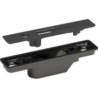 Italiana Ferramenta KIARO EASY Frontbefestigung zum Einfräsen - schwarz