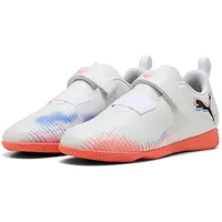Puma Future 8 Play IT Hallenschuhe Kinder Puma white/Puma black/glowing red 33
