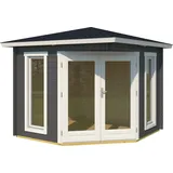 Lasita Maja Oban Gartenhaus 2,40 x 2,60 m Grau