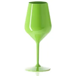 6 Mehrweg Wein Cocktail Gläser Spritz grün Tritan 470ml Wiederverwendbar Kunststoff unzerbrechlich