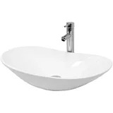 luxebath ECD Germany Design Aufsatzwaschbecken 64 x 36,5 x 13 cm