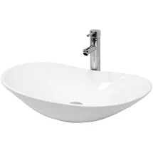 luxebath ECD Germany Design Aufsatzwaschbecken 64 x 36,5 x 13 cm