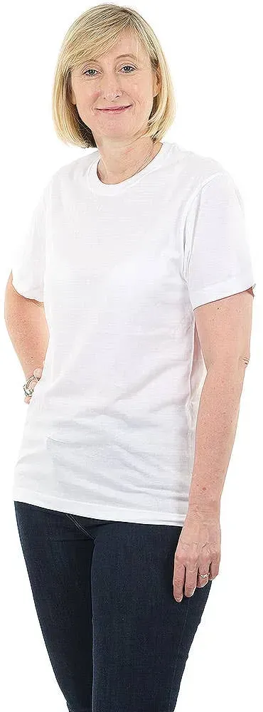 Baumwoll-T-Shirts für Erwachsene Large (Brustumfang 102 cm bis 109 cm) (Jede(r,s)) Bastelmaterial