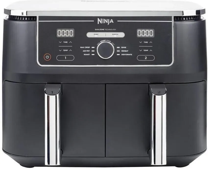 Preisvergleich Produktbild Ninja Doppel-Heißluftfritteuse AF400EU, schwarz