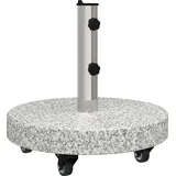 vidaXL Sonnenschirmständer Grau 45 X 45 X 45 Cm Granit Vidaxl