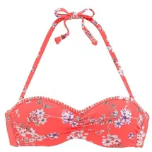 SUNSEEKER Bügel-Bandeau-Bikini-Top Damen Orange 42 Cup D