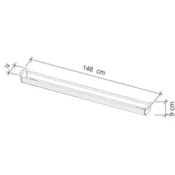 HAMMERBACHER Zubehör Kabelwanne Graphit VKC18/G