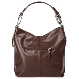 Samantha look Henkeltasche Leder Brown