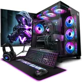 Vibox IX-541 Gaming PC Set Komplett • Monitor 27 Zoll • AMD Ryzen 7 9800X3D 8-Kern • Nvidia RTX 5090 32GB • 32GB RAM • 2TB NVMe SSD • Windows 11 • WLAN 6 + Bluetooth 5.4 • Noir